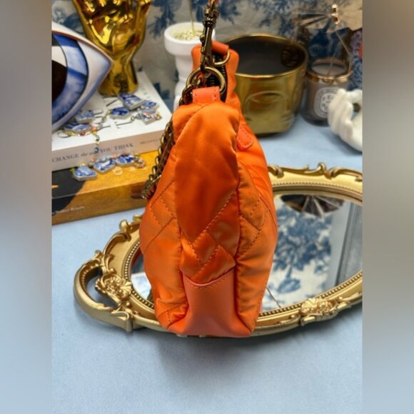 🆕 KURT GEIGER LONDON 🧿 NWOT Recycled Nylon Multi Crossbody Bag, Bright Orange - Picture 6 of 13